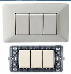 Matrix BM0301 — placa con 3 interruptores