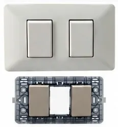 Matrix BM0201 — placa con 2 interruptores