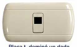 Modus CJI107 — placa t. dominó un dado