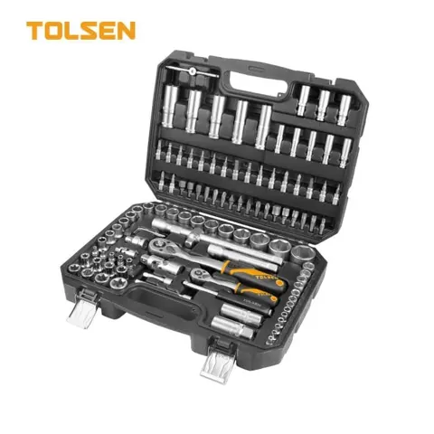 Juego de dados 1/2″ + 1/4″ de 108 piezas (industrial)