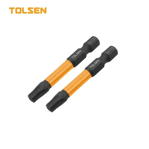 JUEGO DE 2 PUNTAS DE IMPACTO PARA DESARMADOR (TORX) (INDUSTRIAL)
