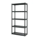 Estante plástico 5 repisas capacidad 70kg, 91x43x185, TRUPER