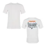 Playera cuello redondo para hombre, blanca, G, TRUPER